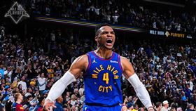 ▲金塊威斯布魯克（Russell Westbrook）關鍵時刻攻守俱佳展現老將價值。（圖／翻攝自IG @nuggets）