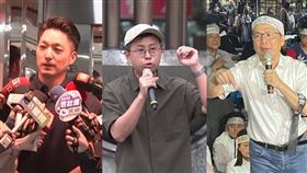 蔣萬安，呱吉，羅智強（組合圖／翻攝畫面）