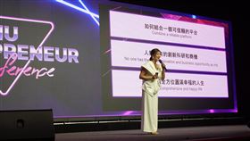 連靜雯受邀到新加坡擔任分享嘉賓。（圖／楠軒工作室提供）