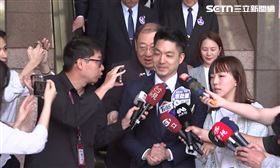 蔣萬安對倒閣與大巨蛋漏水僅以謝謝兩字迴避（圖／翻攝畫面）