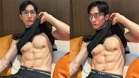 阿本,翁瑞迪,模范棒棒堂,六塊肌,健身(圖/阿本Threads)