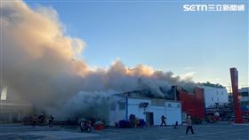 ▲古早味海鮮餐廳,餐廳,火警,台中,梧棲。（圖／翻攝畫面）