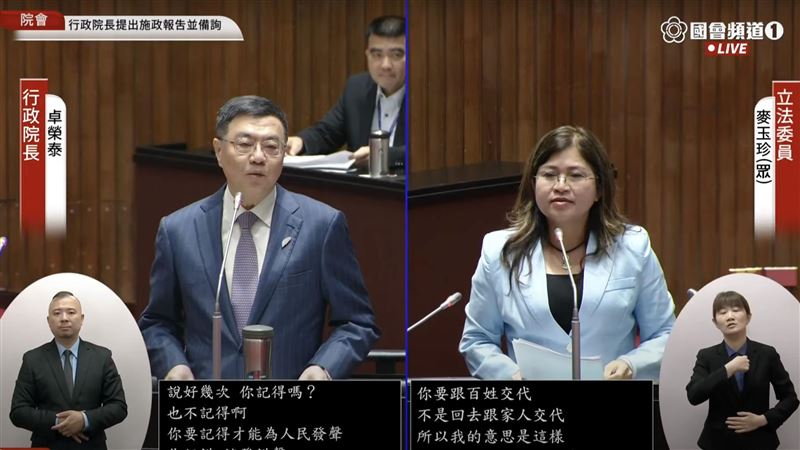 白委拿牛排喻總預算！卓榮泰：這樣開店？