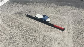 彰縣芳苑鄉農會理事長林木村，遭不明人士持球棒攻擊。（圖／翻攝謝彥慧臉書）