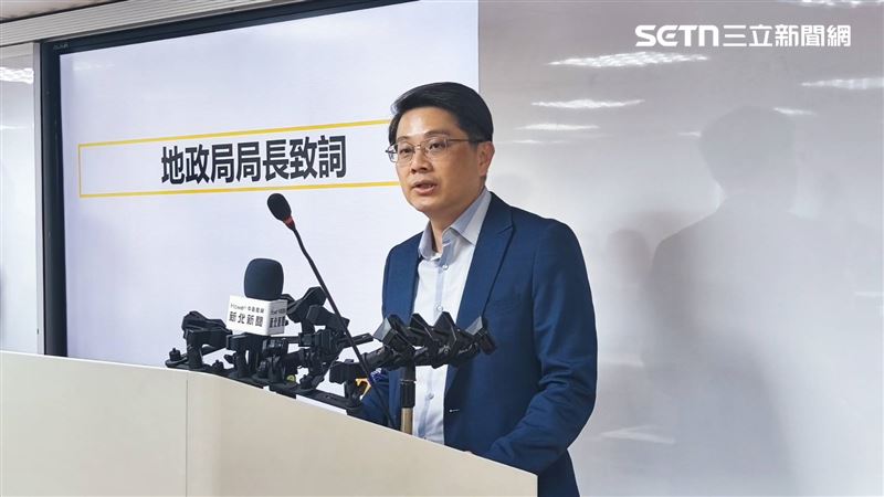 汪禮國表示，地政局及地政事務所配合員警啟動關懷機制，成功阻止多件不動產詐騙。（圖／記者陳韋帆攝影）