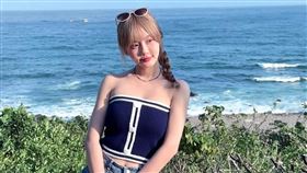 崔荷潾透露膝蓋鈣化。（圖／翻攝自崔荷潾IG）