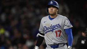 ▲大谷翔平單場吞下3次三振，被今永昇太三振2次。（圖／美聯社／達志影像）