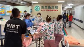 康橋，單車車隊，逆向衝撞，擊劍，西洋劍好手，顏姓學生，重傷，(圖／翻攝畫面)