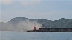 海軍紀德級軍艦「馬公艦」傳出火警。（圖／翻攝軍事臉書粉專「Taiwan ADIZ」）