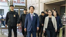 賴清德、蕭美琴登記後，特勤接手維安（圖／中選會提供）