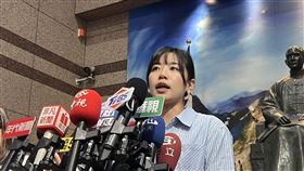 ▲國民黨文傳會主委林寬裕、國民黨發言人楊智伃23日下午接受媒體聯訪。（圖／記者蘇晏男攝影）