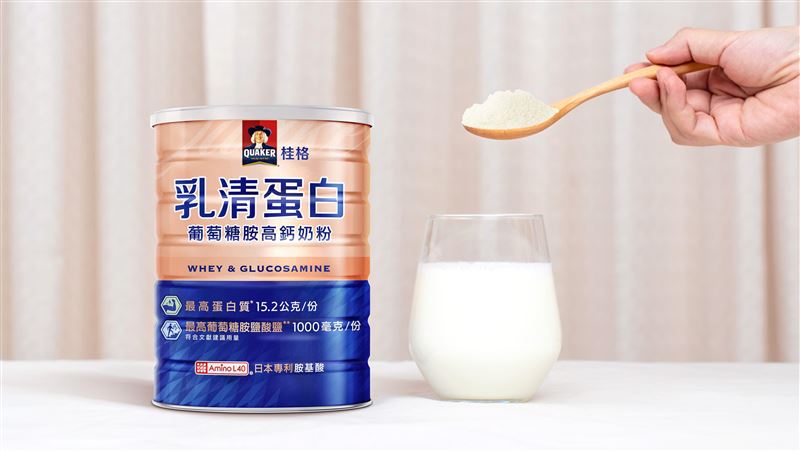 桂格乳清蛋白葡萄糖胺高鈣奶粉新上市！