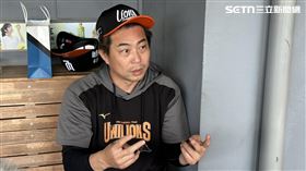 統一獅總教練林岳平。（圖／記者蔡厚瑄攝影）