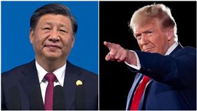 川普、習近平 圖／翻攝自Donald J. Trump臉書、維基百科