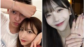 日本YouTuber大野茜里（R ちゃん）23日爆訂婚的對象是人氣男團「BE:FIRST」成員三山凌輝。（翻攝自X）