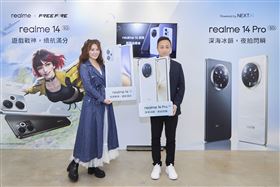 realme 14 5G和realme 14 Pro將於4月25日正式開賣。凡4月25日至5月15日止，於指定通路購買realme 14 5G或realme 14 Pro，即可享多重好禮。（圖／品牌業者提供）