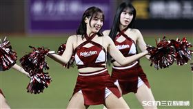 ▲中職36年例行賽，樂天女孩韓籍啦啦隊員河智媛。（圖／記者劉彥池攝影）