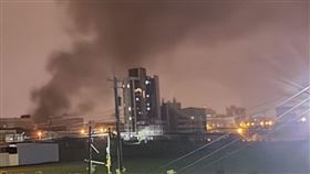 竹北,烤漆廠,火警,爆炸（圖／翻攝自竹北大小事Line群）