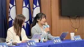 ▲國民黨「反綠共 戰獨裁 凱道一起站出來！」 記者會。（圖／記者蘇晏男攝影）