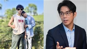 陳子強貼出與兒子合照。（圖／翻攝自臉書）