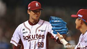 ▲中職36年例行賽，樂天桃猿先發投手黃子鵬6局失1分退場。（圖／記者劉彥池攝影）