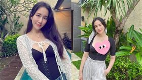 ▲Apple曬出一系列泳池邊的美照。（圖／翻攝自IG @appleweiting）