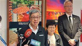 陳建仁赴梵諦岡弔唁方濟各。（圖／翻社畫面）