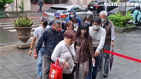 黃呂錦茹現身北院。（圖／記者莊淇鈞攝影）