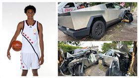 ▲阿瑞納斯（Gilbert Arenas）兒子發生車禍。（圖／美聯社／達志影像、翻攝自Courtside Buz推特）