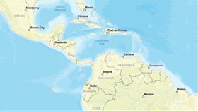 厄瓜多6.3地震 （圖／翻攝自USGS）