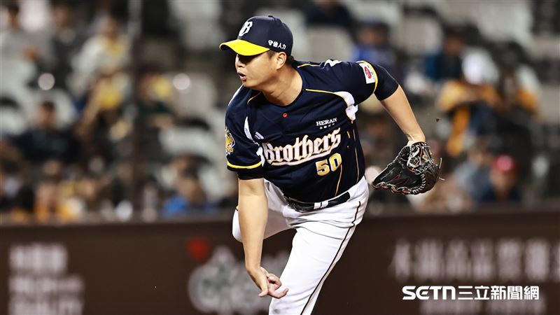 中信兄弟中繼投手蔡齊哲。(圖/記者劉彥池攝影)