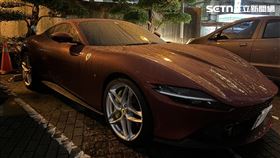  ▲「幣想科技」遭搜索，警方還查扣法拉利超跑Roma。（圖／翻攝畫面）