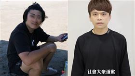 蔡阿嘎、G卡姊夫。（圖／翻攝自水小姐、蔡阿嘎IG）