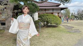 陳美鳳沉醉日本美景。（圖／民視提供）