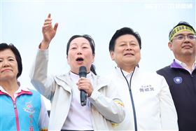 ▲426藍白上凱道戰獨裁！朱立倫、徐榛蔚、傅崐萁。（圖／記者鄭孟晃攝影）