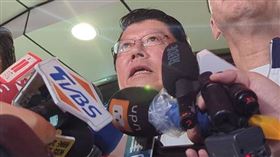 謝龍介做完筆錄走出中正一分局時表示，「這不是我認識的賴清德」。（圖／CTWANT）