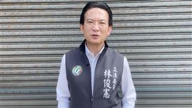 ▲林俊憲回應朱立倫率民眾到中正一分局到案說明。（圖／林俊憲辦公室提供） 