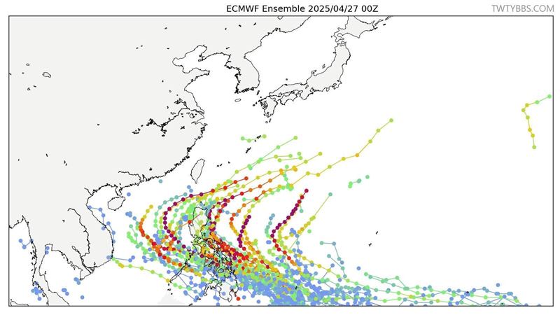 熱帶擾動99W發展中！專家：有機會成首颱