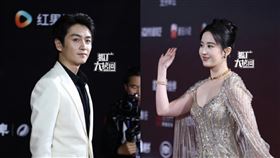 陳曉同框劉亦菲。（圖／翻攝自微博）