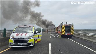 台61線重大車禍！攪拌車起火釀2死1傷