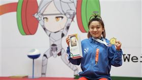 ▲北市大黃宜甄在114年全大運舉重45公斤級3破全國紀錄。（圖／長榮大學114全大運執辦提供） 