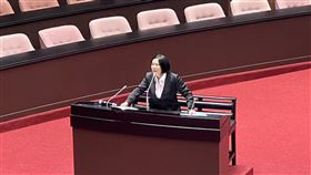 ▲陳玉珍29日在立法院質詢卓榮泰、郭智輝。（圖／記者蘇晏男攝影）