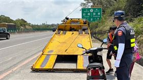 誤入國道,機車,掃墓,國道十號