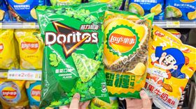 香菜多力多滋,榴槤洋芋片(7-11 提供)