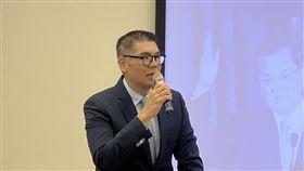 ▲連勝文29日在「和平之旅二十周年的回顧與前瞻紀念座談會」上致詞。（圖／記者蘇晏男攝影）