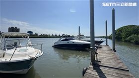 ▲台北市雙溪河濱公園發現1具男性浮屍。（圖／讀者提供）