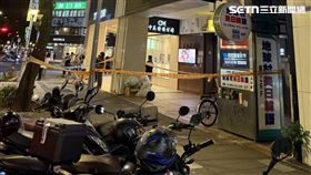 ▲台北市中山區大樓驚傳磁磚掉落事件。（圖／翻攝畫面）