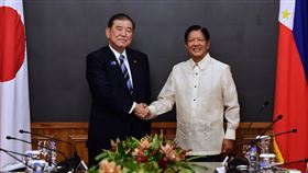 ▲日本首相石破茂會見菲律賓總統小馬可仕。（圖／美聯社／達志影像）


