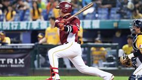 ▲樂天桃猿林泓育代打敲出致勝安。（圖／樂天桃猿提供） 