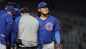 ▲今永昇太6局下因為腿抽筋退場。（圖／美聯社／達志影像）